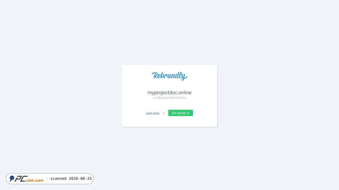Screenshot of myprojectdoc.online