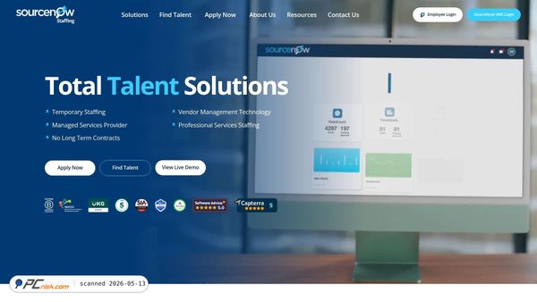 mysourcenow.com screenshot