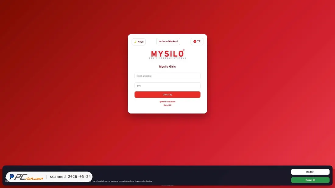 Screenshot of mytemp.mysilo.com