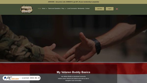 myveteranbuddy.com screenshot