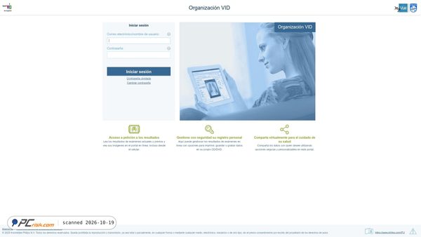 myvuecardio.vid.org.co screenshot