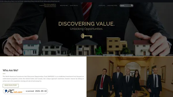nafdof.com Screenshot