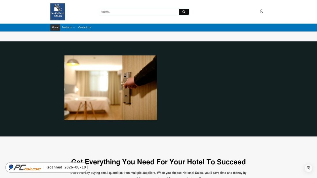 Screenshot of nationalsales.ca