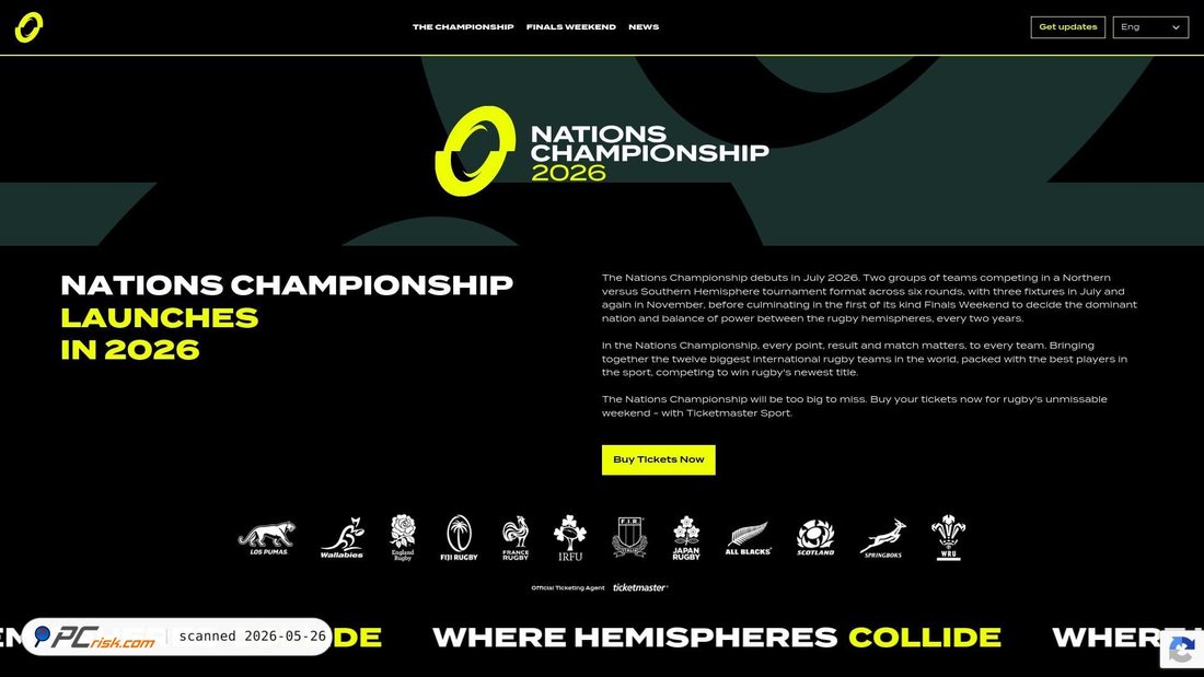 Screenshot of nationschampionshiprugby.com