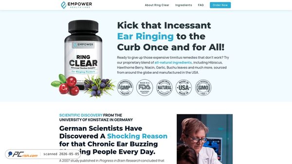 naturalhearingsupport.com screenshot
