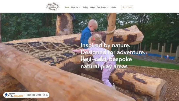 Screenshot di naturalplayareas.co.uk