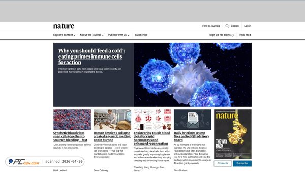 nature.com screenshot