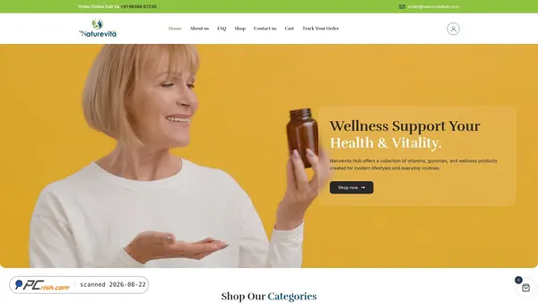 naturevitahub.com screenshot