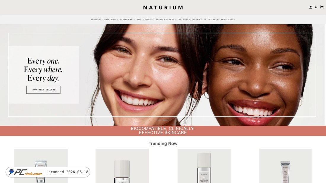 Screenshot of naturiumun.shop