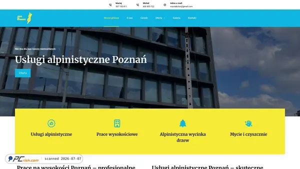 nawysokosci.com.pl screenshot