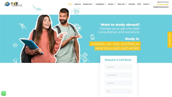 nbvisaworld.com screenshot