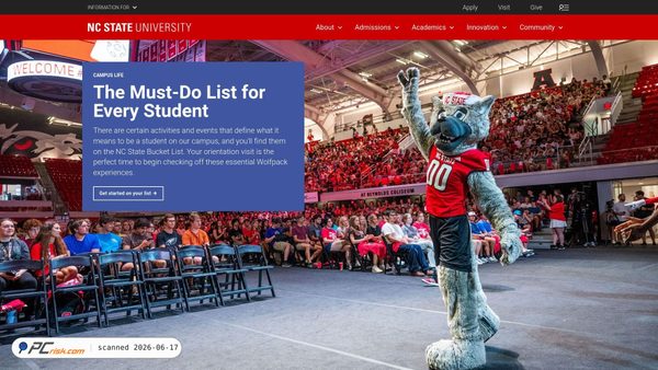 ncsu.edu screenshot