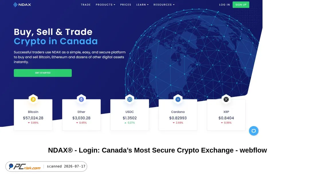 Screenshot of ndaxogln.webflow.io