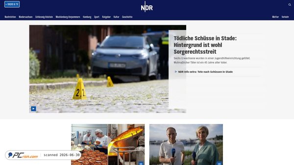 ndr.de screenshot