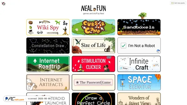 neal.fun screenshot