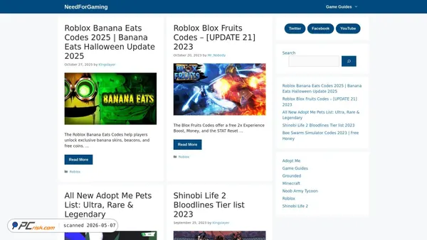needforgaming.com screenshot