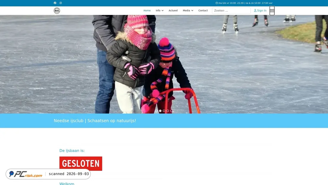 Captura de pantalla de needseijsclub.nl