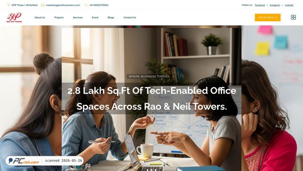 neilraotowers.com screenshot