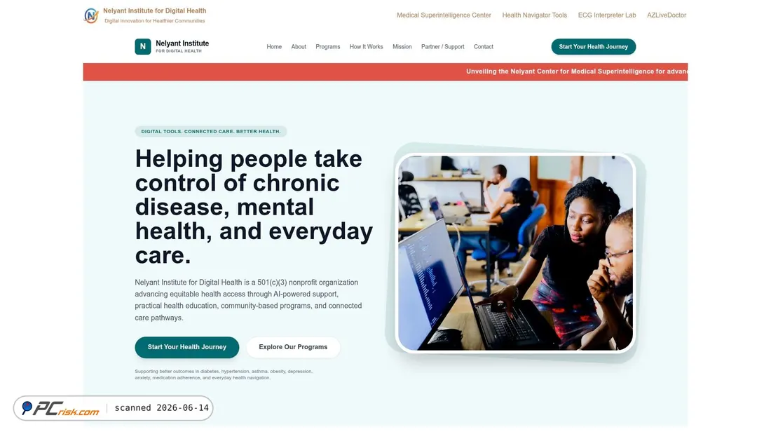 Screenshot di nelyant.com