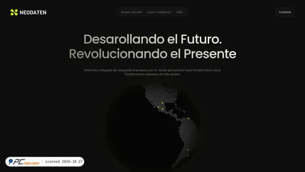 Capture d’écran de neodaten.com