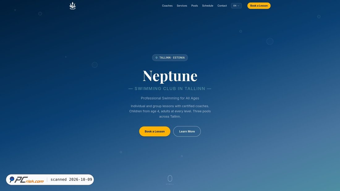 Captura de ecrã de neptune.ee