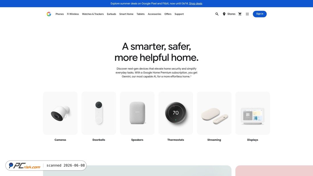 Screenshot of nest.com