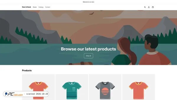 nestnnookhome.com Screenshot