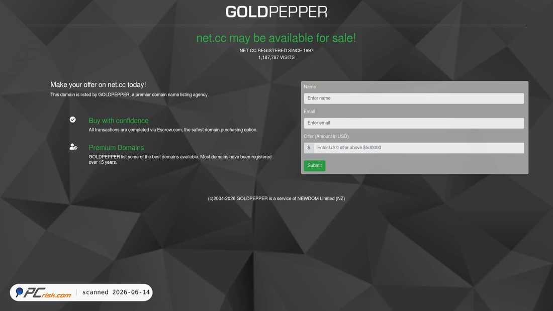 Screenshot of net.cc