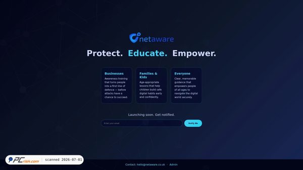 netaware.co.uk screenshot