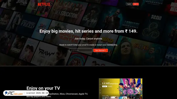 netflix-clone-gray-iota.vercel.app screenshot
