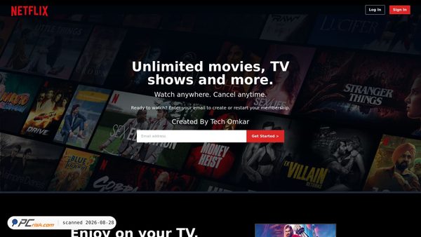 netflix-clone-red-five.vercel.app Screenshot