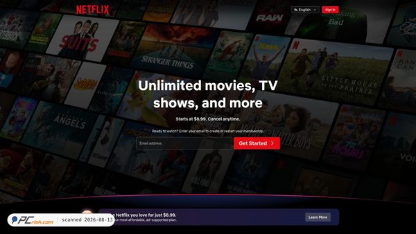 netflix.com screenshot