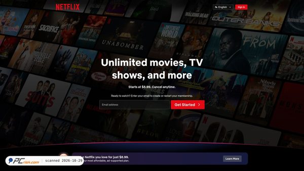 netflix.com screenshot