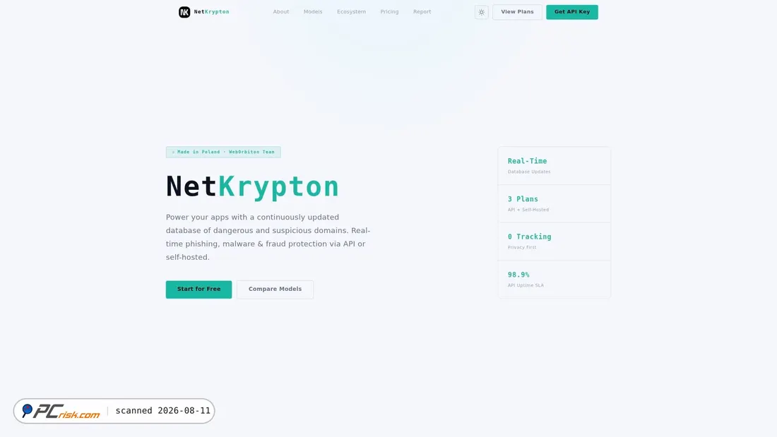 Screenshot of netkrypton.com