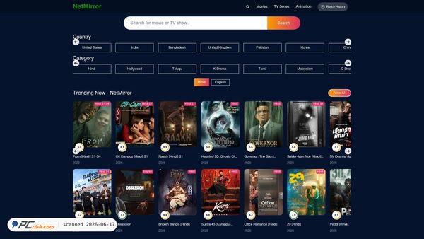 netmirror.plus screenshot