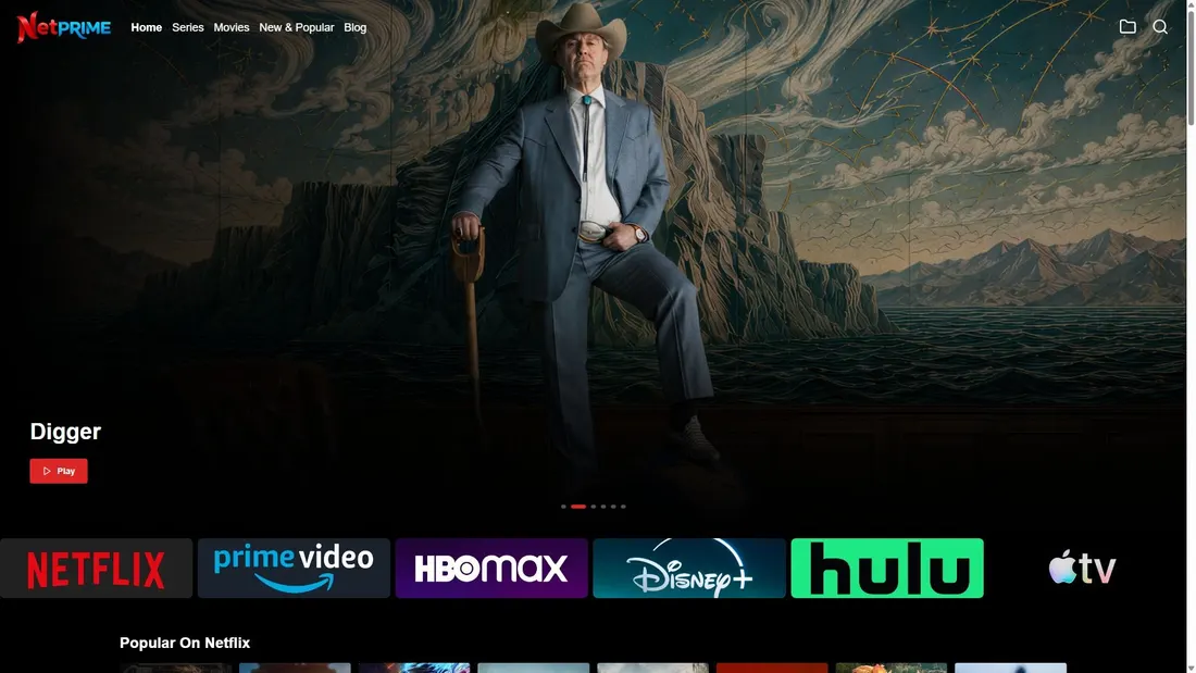 Screenshot van netprime.bz