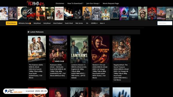 Screenshot van new5.hdhub4u.cl