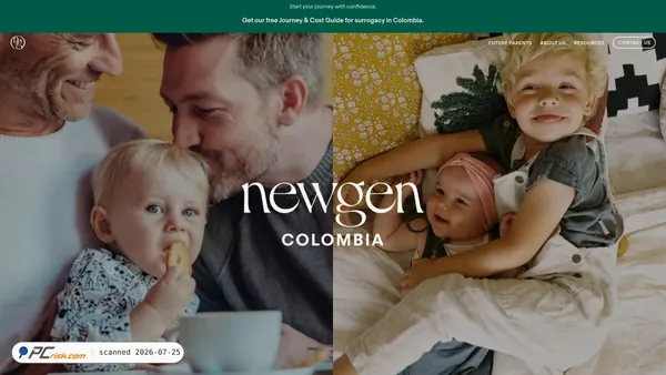 newgencolombia.com screenshot