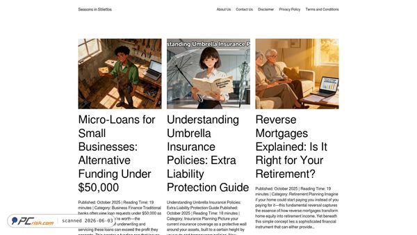 news.seasonsinstilettos.com screenshot