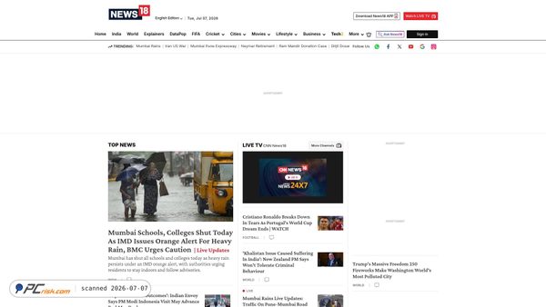 news18.com screenshot