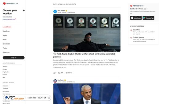 newsbreak.com screenshot