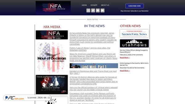 newsforamerica.org screenshot