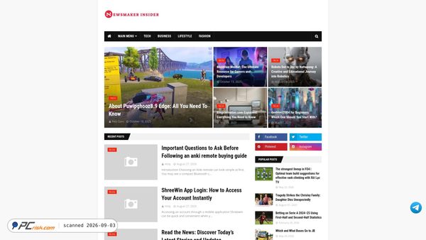 newsmakerinsider.com screenshot