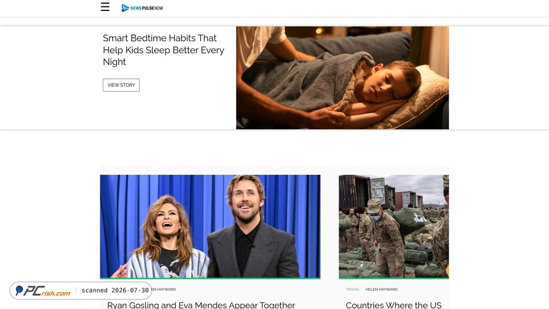 Screenshot of newspulsenow.net