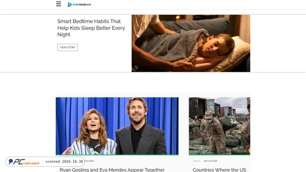 newspulsenow.net screenshot