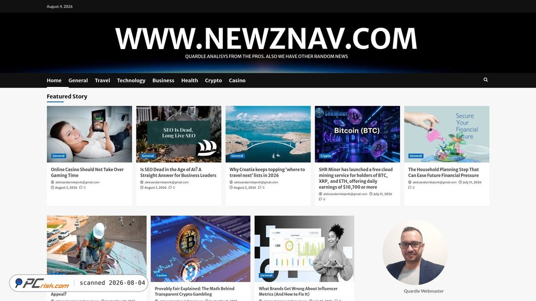 Screenshot of newznav.com