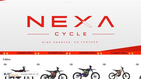 nexacycle-store.myshopify.com screenshot