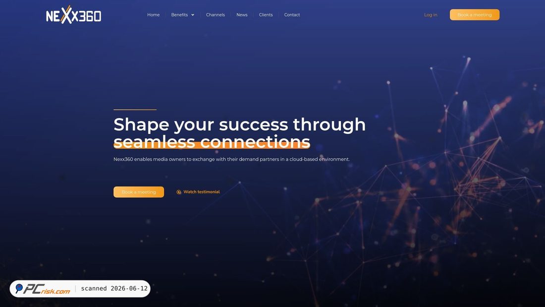 Screenshot of nexx360.io
