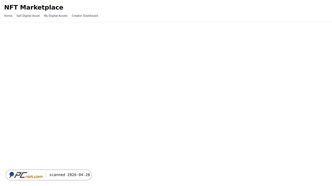 Screenshot di nft-marketplace-eight.vercel.app