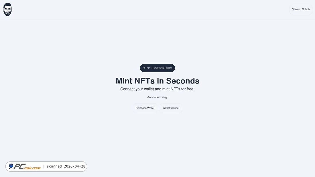 Screenshot di nftport-nft-minting-starter-kit.vercel.app